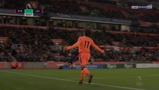 هدف محمد صلاح الثانى فى مرمى ستوك سيتى