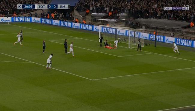 هدف توتنهام الأول فى مرمي ريال مدريد