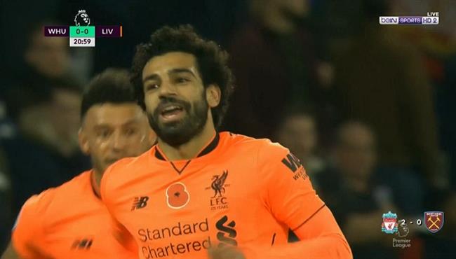 ملخص لمسات محمد صلاح في مباراة وست هام وليفربول تعليق حفيظ دراجي