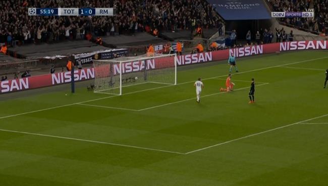 هدف توتنهام الثانى فى ريال مدريد ورد فعل رونالدو