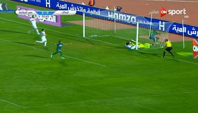 هدف مصر المقاصة الاول في مرمي الزمالك 1 0 الدوري المصري