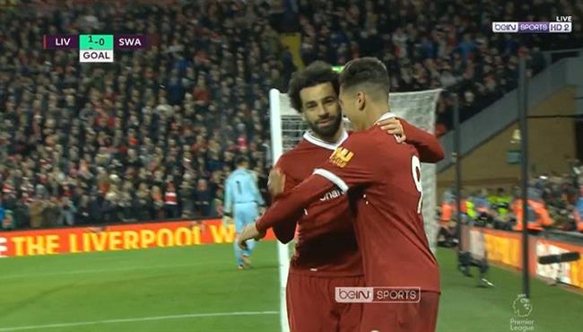 هدف ليفربول الثاني الرائع في مرمي سوانسي اسيست كوتينيو