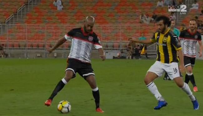 كوبرى شيكابالا الرائع للاعب اتحاد جدة بالدورى السعودى