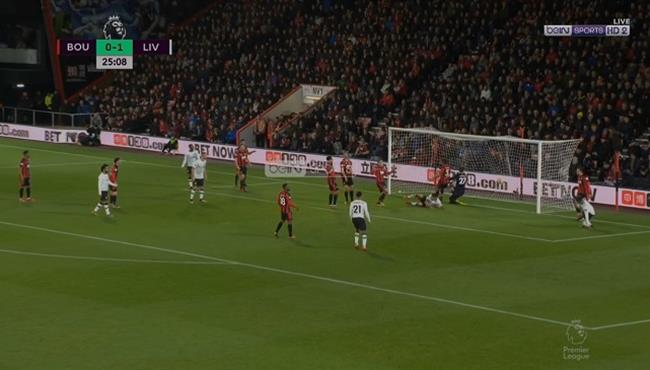 هدف ليفربول الثاني في مرمي بورنموث بعد اسيست رائع من فرمينيو