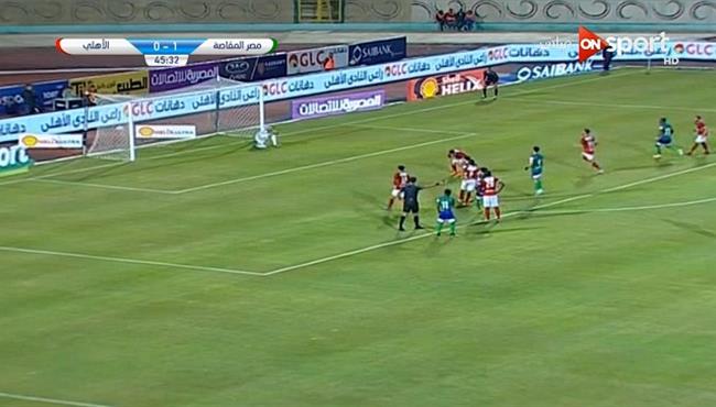 هدف تعادل الاهلي مع مصر المقاصه 1 1 الدوري المصري