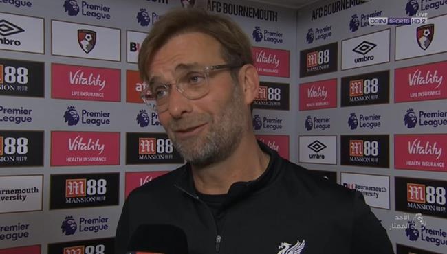 يورجن كلوب هدف محمد صلاح فى بورنموث من الطراز العالمى