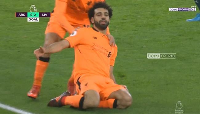 هدف محمد صلاح الرائع في مرمي ارسنال