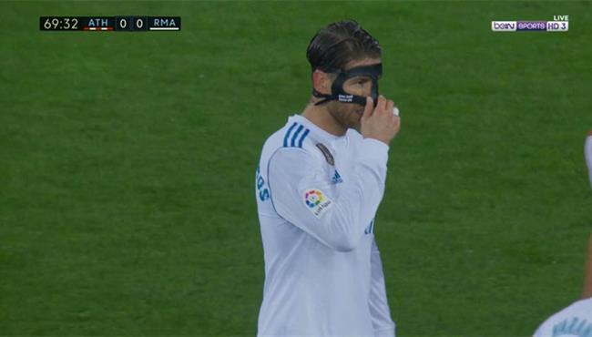 شاهد تصرف غريب من راموس في مباراة ريال مدريد و بيلباو