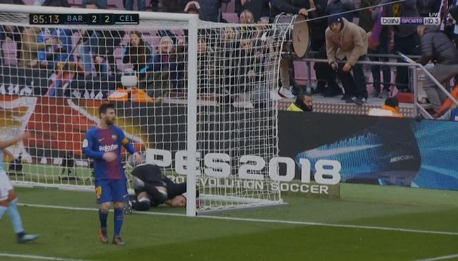 ميسي يهدر هدف مؤكد لبرشلونة امام سيلتا فيجو