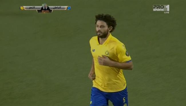 ملخص لمسات حسام غالى فى مباراة النصر والباطن بتعليق فهد العتيبى