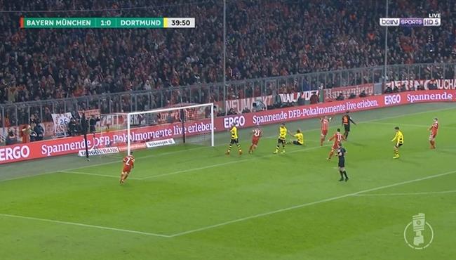 هدف بايرن ميونخ الثاني في مرمي بوروسيا دورتموند