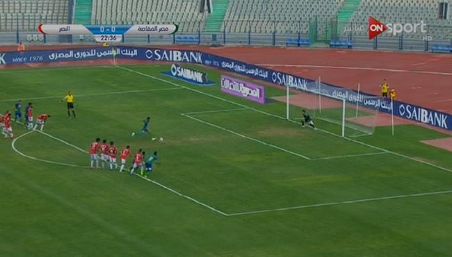 حسين الشحات يهدر ركلة جزاء امام النصر
