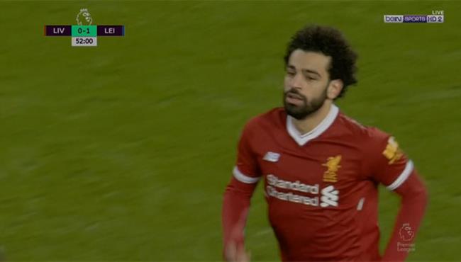 هدف محمد صلاح الرائع فى مرمى ليستر سيتى
