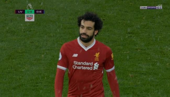 ملخص لمسات محمد صلاح فى مباراة ليفربول وايفرتون