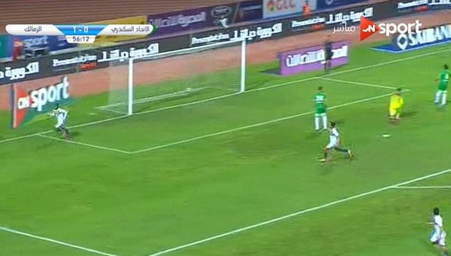 هدف الزمالك الثاني في مرمي الاتحاد السكندري
