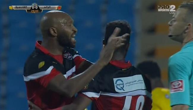 شيكابالا ينفعل على حكم اللقاء بسبب هذه اللقطة