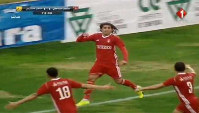 هدف عمرو مرعي في مرمي البنزرتي بالدوري التونسي
