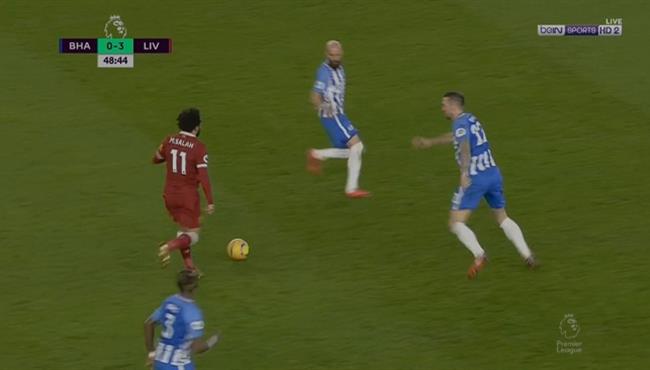محمد صلاح يصنع هدف رائع لـ ليفربول امام برايتون