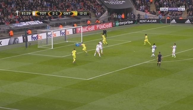 اهداف مباراة توتنهام و جينت 2 2 الدوري الاوروبي