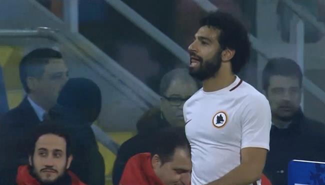 ملخص لمسات محمد صلاح في مباراة باليرمو وروما
