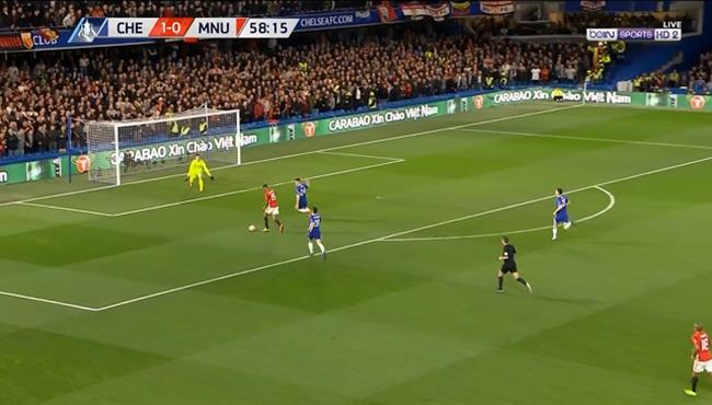 راشفورد يبدع وكورتوا ينقذ تشيلسي من هدف رائع لمانشستر يونايتد