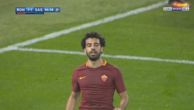 هدف محمد صلاح فى مرمى ساسوولو 2 1 الدورى الايطالى
