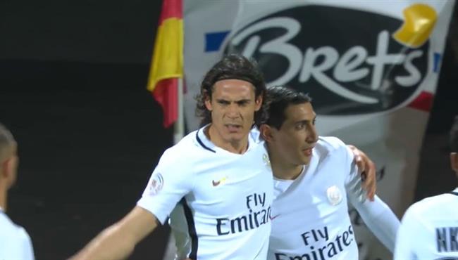 هدف كافاني الرائع في مرمى لوريان الفرنسي