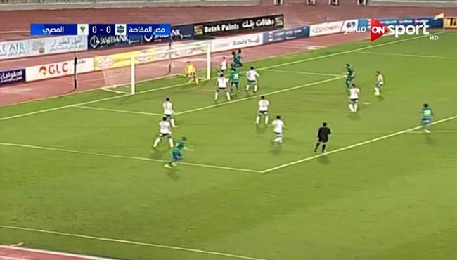 هدف مصر المقاصه الاول في مرمي المصري 1 0 الدوري المصري