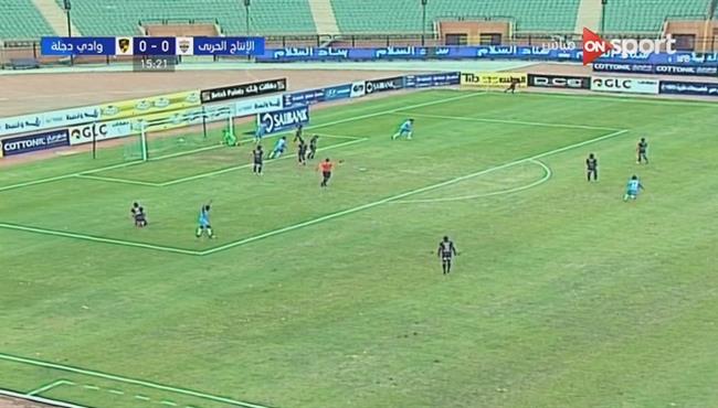 هدف عرفه السيد فى مرمى الانتاج الحربى 1 0 الدورى المصرى