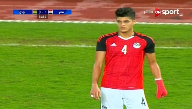ملخص لمسات احمد الشيخ فى مباراة مصر وتوجو