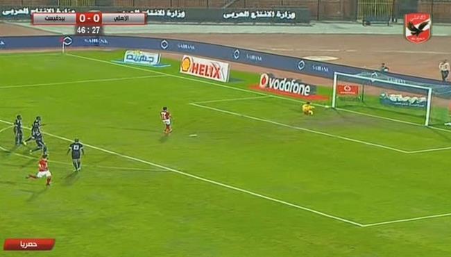 القائم يحرم عمرو جمال من تسجيل الهدف الاول للأهلى فى مرمى بيدفيست