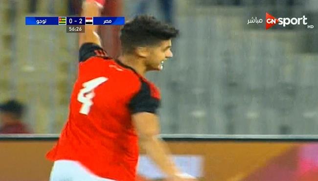 هدف احمد الشيخ الرائع فى مرمى توجو 2 0 مباريات وديه ومنتخبات