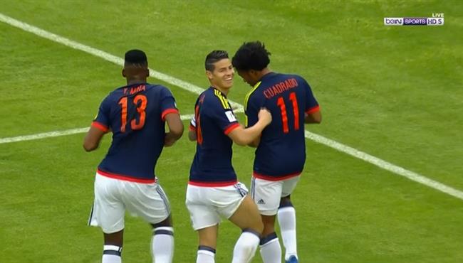 هدف كوميدي لـ رودريجرز في مرمي الإكوادور تصفيات أمريكا الجنوبية لكأس العالم