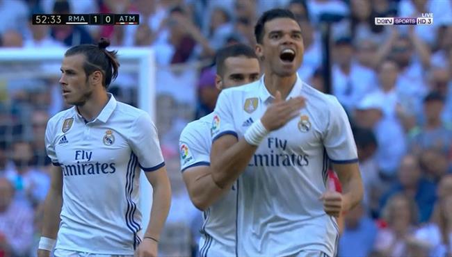 هدف ريال مدريد الاول في مرمي اتليتكو مدريد 1 0 تعليق حفيظ دراجي