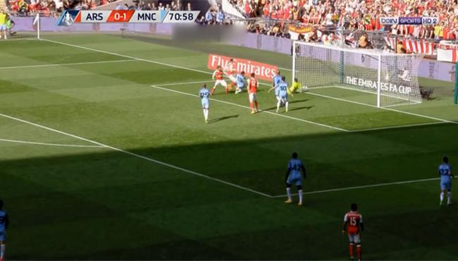 هدف تعادل ارسنال مع مانشستر سيتي 1 1 كأس الاتحاد الانجليزي