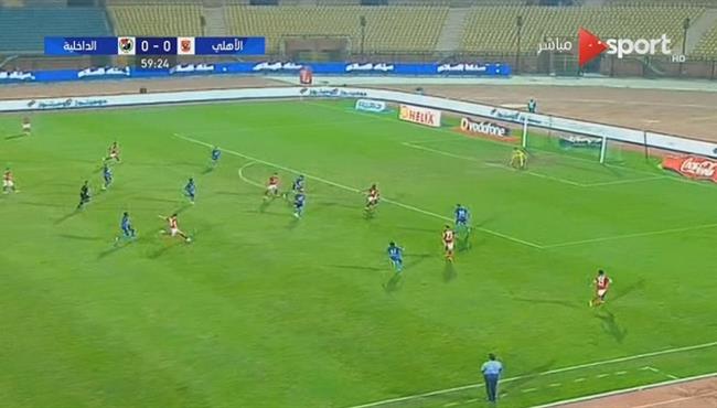 هدف سعد سمير الصاروخى فى مرمى الداخليه 1 0 الدورى المصرى