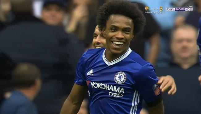 هدف ويليان الثاني في مرمي توتنهام 2 1 كأس الاتحاد الانجليزي