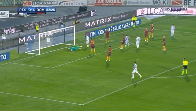 اهداف مباراة بيسكارا و روما 1 4 الدوري الايطالي