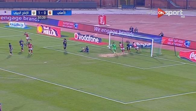 هدف تعادل الأهلى الإنتاج الحربى 1 1 الدورى المصرى