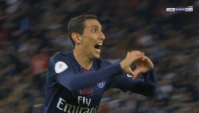 هدف دى ماريا فى مرمى جينجان 1 0 الدورى الفرنسي