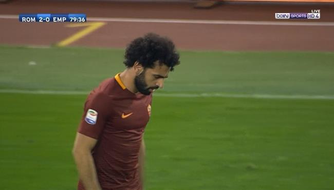 ملخص لمسات محمد صلاح في مباراة روما و إمبولي
