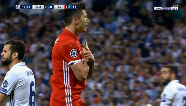 هدف ليفاندوفيسكي في مرمي ريال مدريد 1 0 تعليق رؤوف خليف