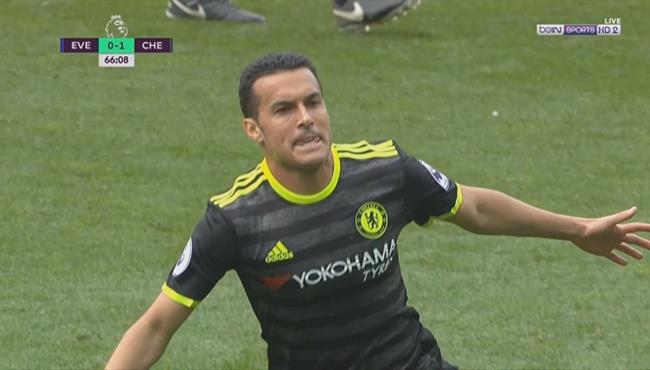 هدف بيدرو الرائع فى مرمى إيفرتون 1 0 تعليق رؤوف خليف