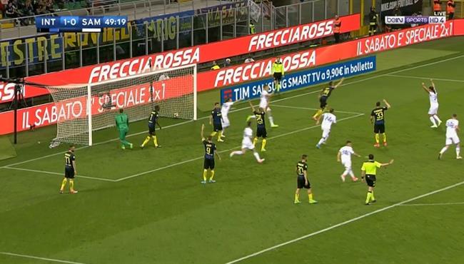 اهداف مباراة إنترناسيونالي وسامبدوريا 1 2 الدوري الايطالي