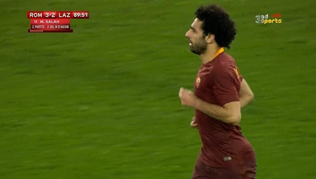 هدف محمد صلاح الثاني في مرمي لاتسيو 3 2 كأس إيطاليا
