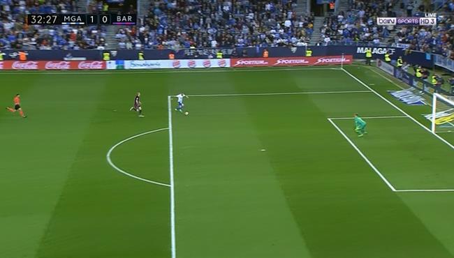 هدف ساندرو في مرمي برشلونه 1 0 الدوري الاسباني
