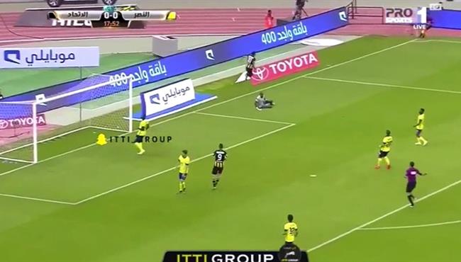 هدف محمود كهربا في مرمى النصر 1 0 الدورى السعودى
