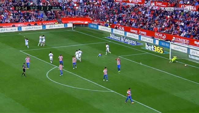 اهداف مباراة سبورتنج خيخون وريال مدريد 2 3 الدورى الاسبانى