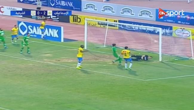 هدف حسنى عبد ربه فى مرمى الشرقيه 3 0 الدورى المصرى