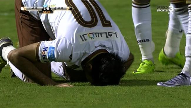 هدف محمود كهربا في مرمي الاتفاق